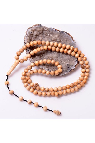 Taş Sandığı 8 mm Gum Tree Prayer Rosary - Systemized