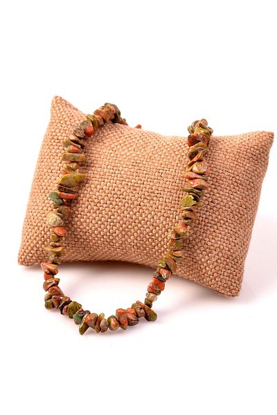 Taş Sandığı Unakit Stone Unshaped Necklace