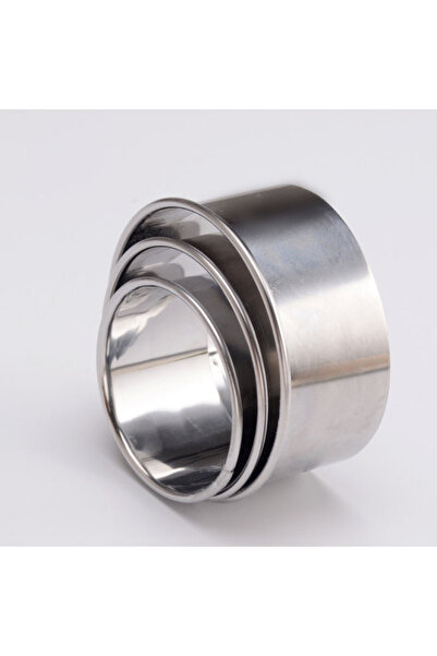 Choice قوالب زلابية وعجين من الفولاذ المقاوم للصدأ بحافة مستديرة، 3 قطع، قوال...