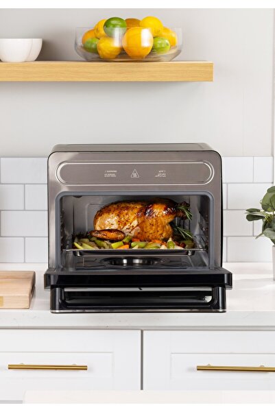 Nutricook Hava Fritöz Fırını 24L 11 Fonksiyon Kızartma ve Fırınlama, Paslanmaz Çelik Aksesuarlar