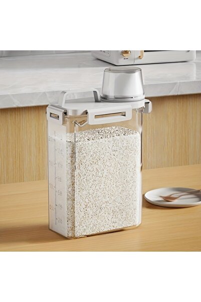 Choice حاوية تخزين بيضاء سعة 84.54 أونصة، قطعة واحدة، مقاومة للحشرات والرطوبة...