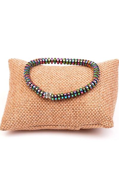 Taş Sandığı Colorful Hematite Stone Bracelet