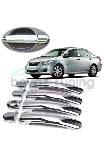 Niken Toyota Corolla Kapı Kapı Kolu Kromu Nikelajı 2007-2012