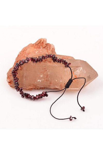 Taş Sandığı Lal Stone Bracelet - Adjustable