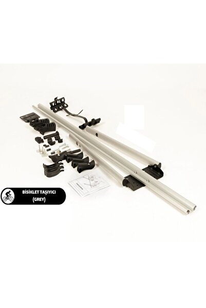 beyaztuning Araç Üstü Bisiklet Taşıyıcı Universal Tekli Siyah Ve Gri Renkler