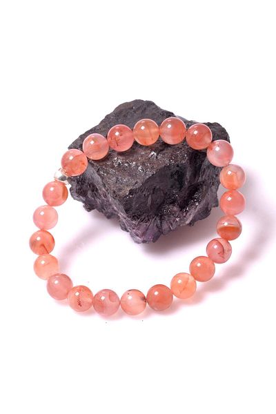 Taş Sandığı Yemen 8 Mm Agate Stone Bracelet