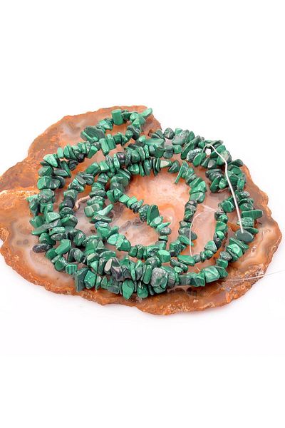 Taş Sandığı Malachite Stone Broken String - Malahit Stone