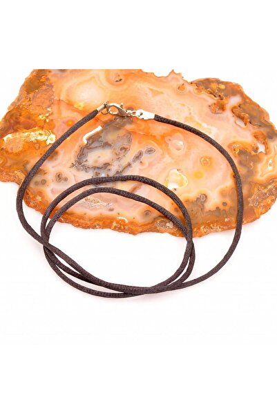 Taş Sandığı Beş Adet Kolye Ipi - 65 Cm Floş Ip