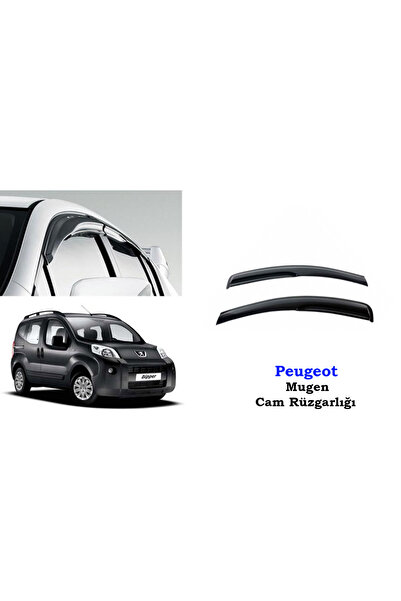Universal Peugeot Bipper Mugen Cam Kenar Rüzgarlığı