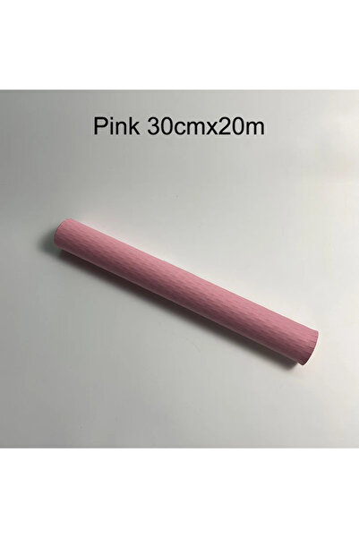 Choice ورق تغليف كرافت وردي اللون بنقشة خلية النحل، 30 سم × 20 م، صديق للبيئة...