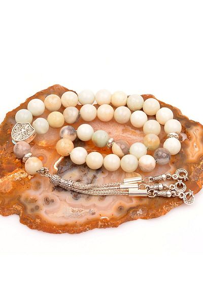 Taş Sandığı Amazonite Stone Rosary (10 mm)