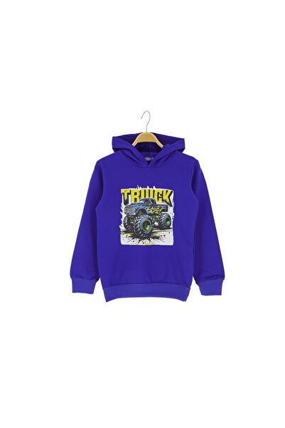 Atabay Kids ATABAY 116-10-24 ERKEK SWEAT KAPŞONLU BASKILI 2 İP ŞRD 1/4 YAŞ