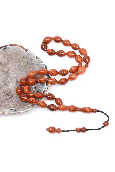 Taş Sandığı Beyzi Cut Kuka Prayer Beads 8*12 mm