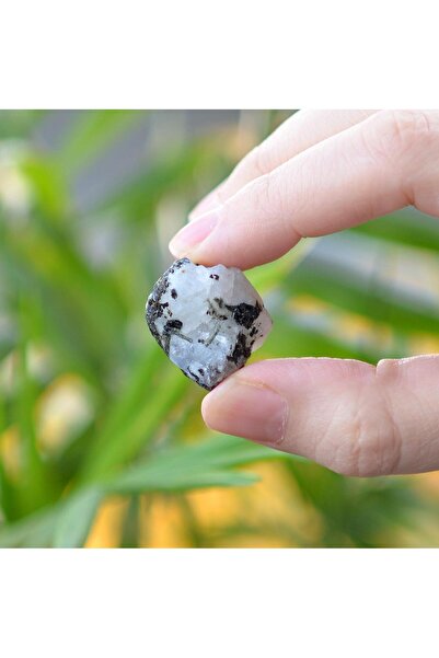 Taş Sandığı Ham Ay Taşı Kütle - Rainbow Ay Taşı