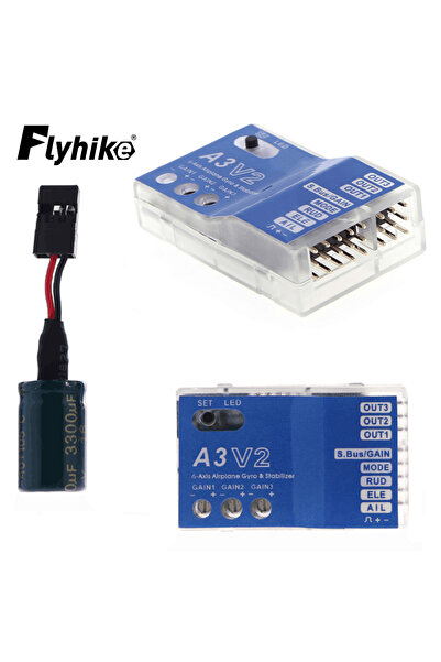 Choice قطعة واحدة من جهاز تحكم طيران ثلاثي المحاور A3 V2 للطائرات اللاسلكية ذ...