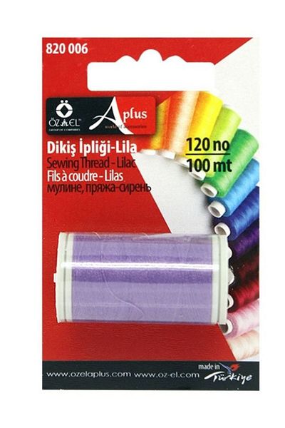 ÖZ-EL AŞ 100 Mt Dark Lilac Mini Spool - Sewing Thread