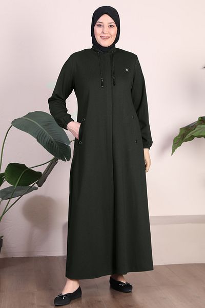 Ferace Γυναικεία μακριά Hijab Pardesu - Χειμερινά ολόσωμα ρούχα