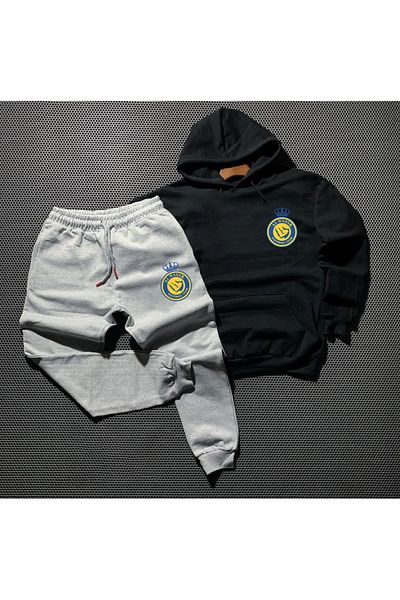 Pisa Art Al Nassr Saudi Arabia - Hooded Sweatpants 2-Piece Combo for Adult and Child, Special Design