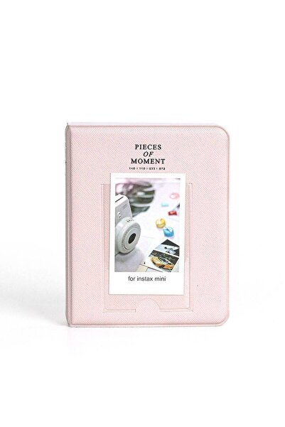 Choice ألبوم صور وردي اللون، 64 جيبًا، حافظة تخزين للصور، طوابع، كاميرا فورية، تذاكر، بطاقات، منظم