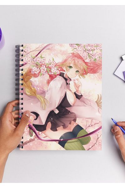 Home Demon Slayer Mitsuri Spiral Notebook A5 (50 Sheets)