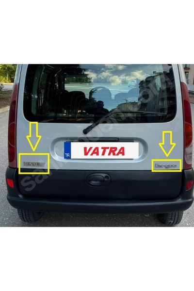 EDEXPORT Renault Kangoo 1.9 D RT 98-2001 Uyumlu Renault ve Kangoo Krom Bagaj ...