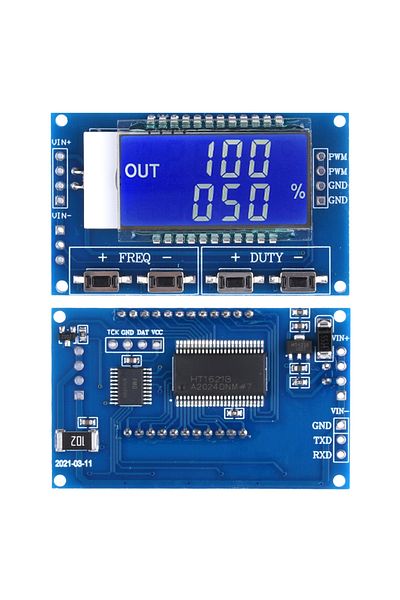 Aideepen 1Hz - 150Khz Signal Generator Module Adjustable 1-Channel PWM Pulse Frequency Duty Cycle Adjustab...