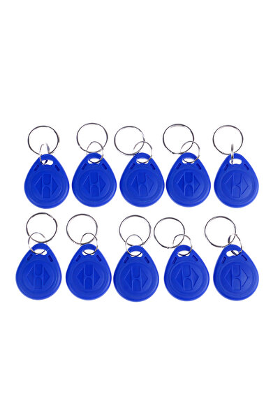 Choice A 10Pcs TK4100 keychains 125KHZ RFID proximity id card token tags key ...