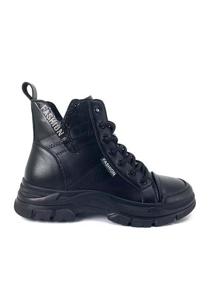 Guja Γυναικεία Sneakers Καθημερινά Μαύρα Μπότα 31014 23kb