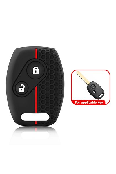 Choice 2button Silicone Car Key Case Cover For Honda Civic 2006-2011 2017 Accord CRV 2003 2007 Jazz HRV