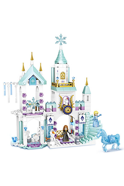 Choice مجموعة مكعبات بناء قلعة الجليد الأميرة إلسا من ديزني فروزن بدون صندوق هدية