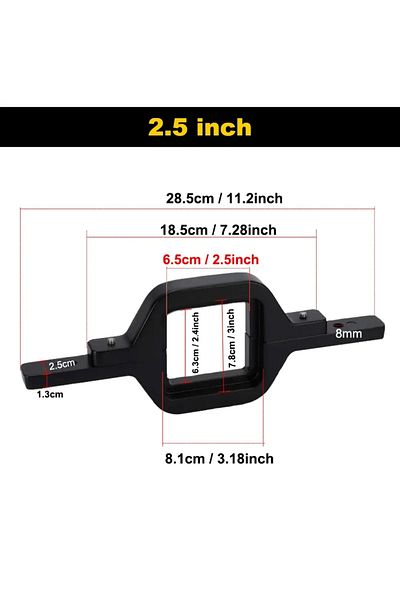Choice 2.5 Inch 1pc Auto Tow Hitch Mounting Bracket For Offroad Suv Truck Trailer Auto Mount Holder Kit For