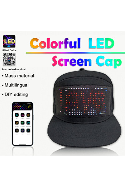 Choice RGB DIY LED Light Display Screen Smart Matrix Hat APP Controlled Displ...