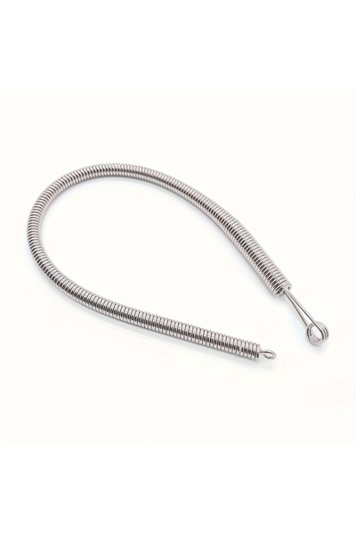 Choice أداة تمرير حبل مرنة زنبركية قطعة واحدة - أداة تمرير إبرة رمادية فضية ا...