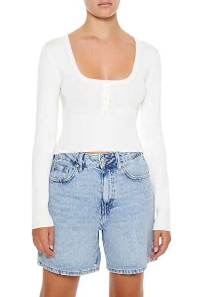 Forever 21 Kare Yaka Triko