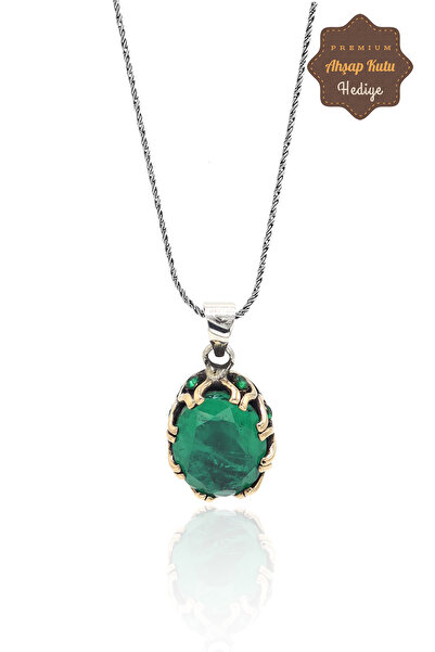 Midyat Nurtaş Gümüş Paraiba Taşlı El işçiliği Otantik Gümüş Kadın Kolye 20102...