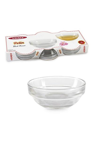 SERAMİKCİ Hb-55 Glass 6-Piece Honey Bowl-Window Box