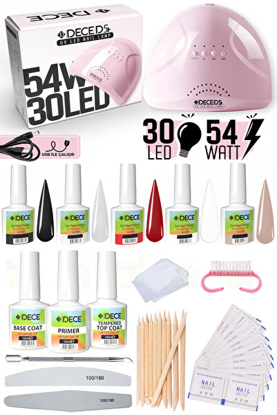 d dece Midi Evde Kalıcı Oje Seti (5 ADET KALICI OJE 10ML)