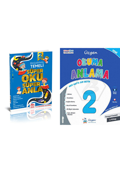 Üçgen Yayıncılık ÜÇGEN YAYINCILIK 2.SINIF TÜRKÇE OKUMA ANLAMA&MODEL EĞİTİM YA...