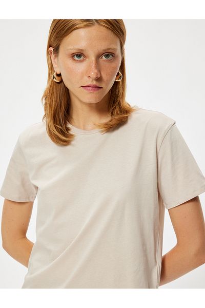 Koton Crew Neck Basic Cotton Short Sleeve T-Shirt