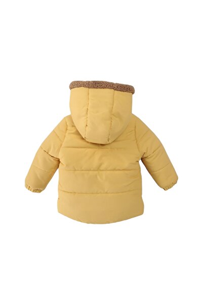 MDM Çaren Kids-Shepherd Button Detailed Welsoft (Furry) Unisex Coat - One Size Larger Choose