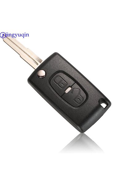 jingyuqin 2 Buttons  Remote Car Key Shell Case For Peugeot 4007 ET 4008 Citroen C-Crosser C4 Airc...