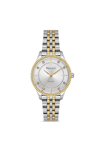 Ferrucci ساعة يد نسائية FER.03414M.04 بسوار فولاذي