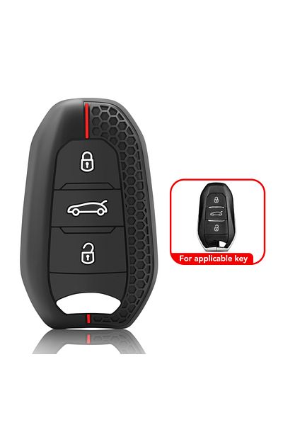 Choice Styl 1 Key Case Silicone Keychain Holder Key Cover For Peugeot 207 208 3008 206 308 508 2008 407 500
