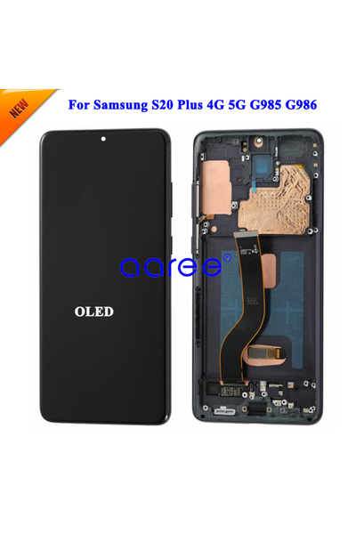 Choice Black With Frame AMOLED OLED LCD Screen For S20 Plus For SAMSUNG S20 P...