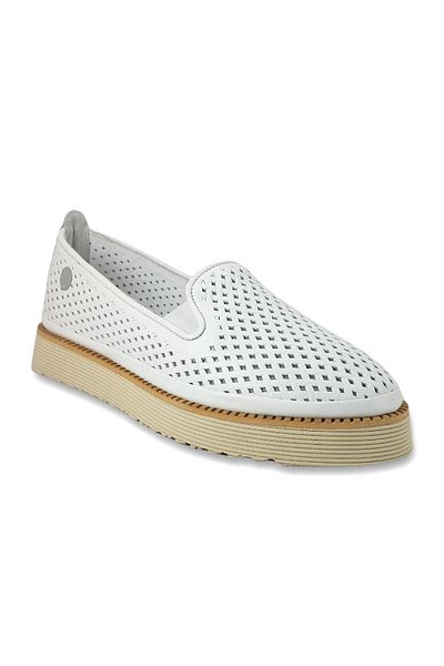 Mammamia Pantofi albi de damă casual model 270