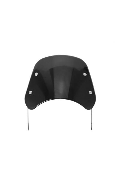 Choice Black B Style 8 Styles 6.5"-9.45" Motorcycle Headlight Windshield Wind Deflector Windscreen Universa