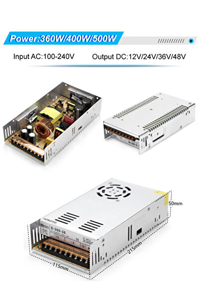 choice2 500W 24V 220 V 12V 24V 36V 48V 500W Switching Power Supply Source Transformer AC DC SMPS For LED Str
