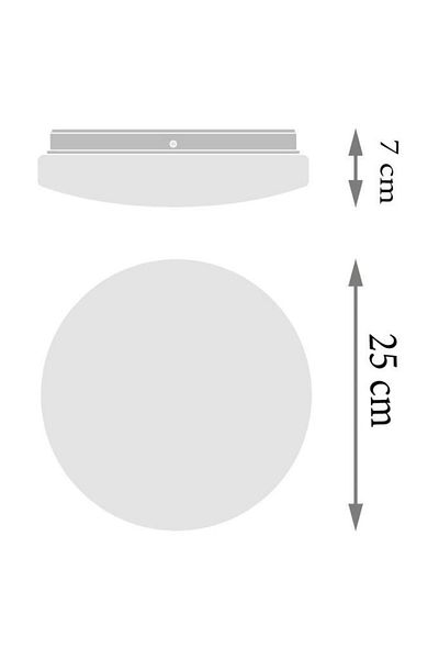 Osram Ledvance Ledvace Led Plafonier 18W 6500K 1350Lm Ip44 White Light Fixture