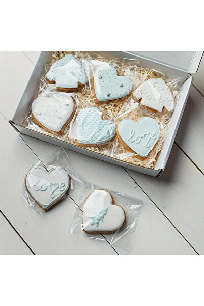 Pera İstanbul 1000 Adet 8x12 Kendinden Yapışkanlı Açılıp Kapanabilir Şeker Kurabiye Şeffaf Plastik Poşet Torba