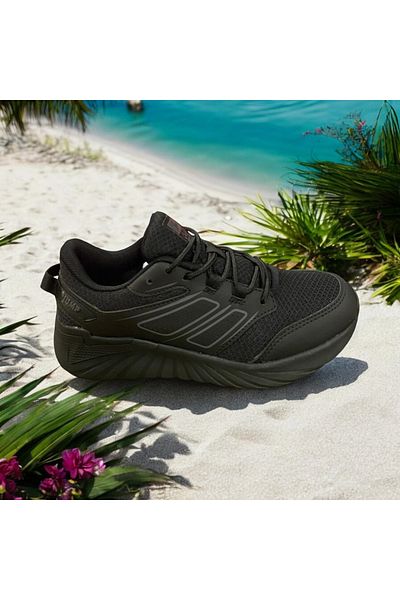 Jump Lightweight Soft Lace-Up Memory Foam Orthopedic Sole Daily Women's Walking Shoes